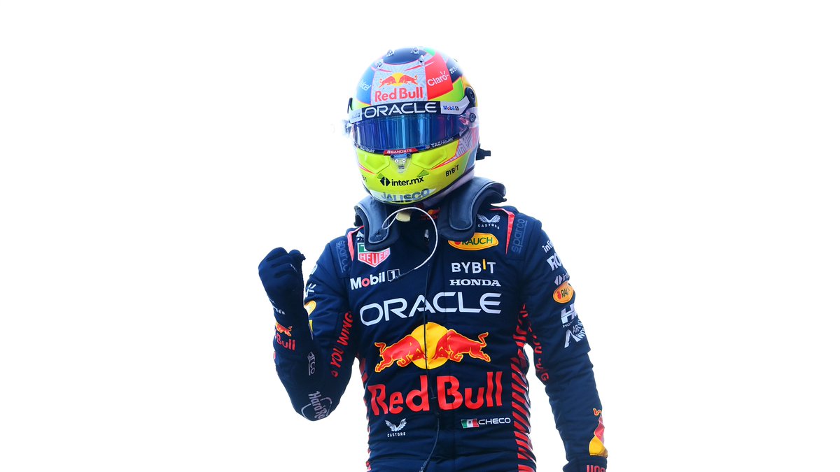 F1's tweet photo. The 'King Of The Streets' strikes again 🏆💪

#AzerbaijanGP #F1Sprint @SChecoPerez https://t.co/AWXcg5Xa4F