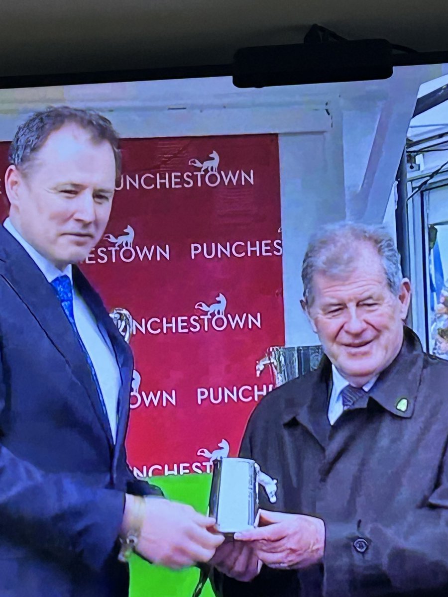 Congratulations to JPMcManus on his well deserved award in Punchestown today. This is Ireland’s greatest Supporter and sponsor of Sports in Ireland. ⛳️ 🐎 🇮🇪👏👏👏