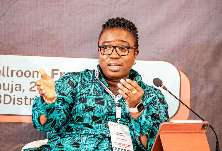 EducationNOW9ja's tweet photo. Also speaking at the National Moment on Basic and Secondary Education, @BukkyShonibare urged incoming state governors to increase education budget to at least 20% in their states.

#EducationNOW9ja

Read more here: https://t.co/dOkeAiZqq0 https://t.co/zMQ8sPy5Po