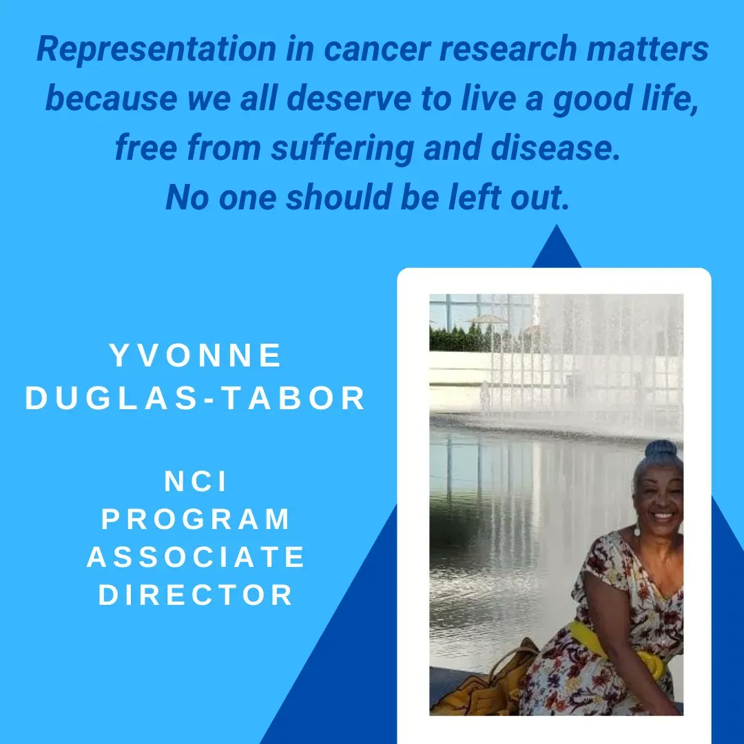 theNCI's tweet photo. In honor of #NMHM23, NCI recognizes the important work of researchers like Yvonne who are working to investigate biological differences across race and ethnicity in diverse populations. Thank you for your dedication to improving the health of all communities. https://t.co/jvBGN9tNFL