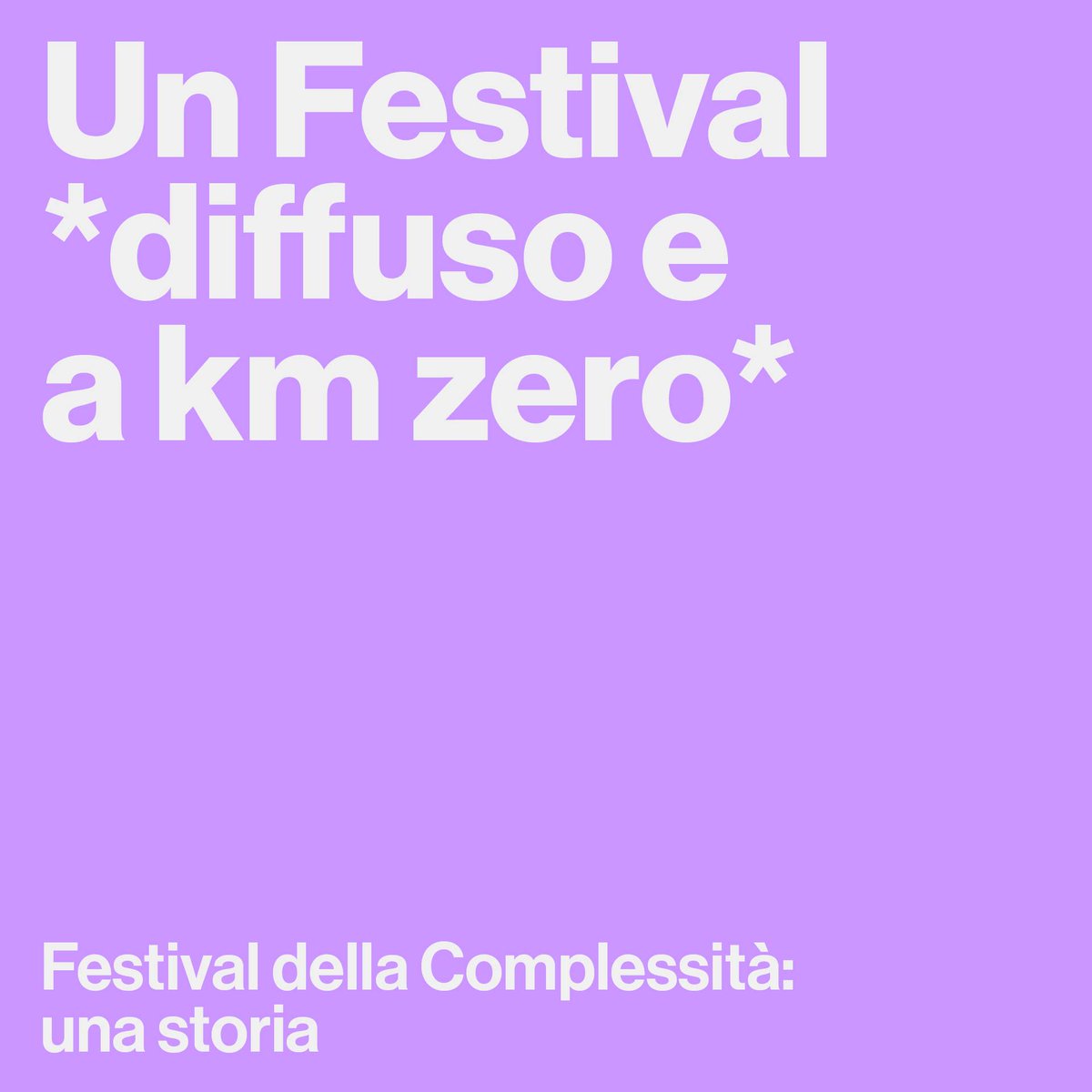 Festival della Complessità tweet media