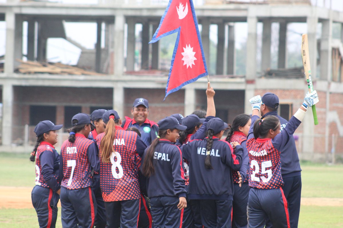 Congratulations to our Blind Women’s Cricket Team on winning the series against India by 3-1. 

Inspiring victory, flying our flag higher🇳🇵 🙏🏻

#Cricketforall #NepalCricket
