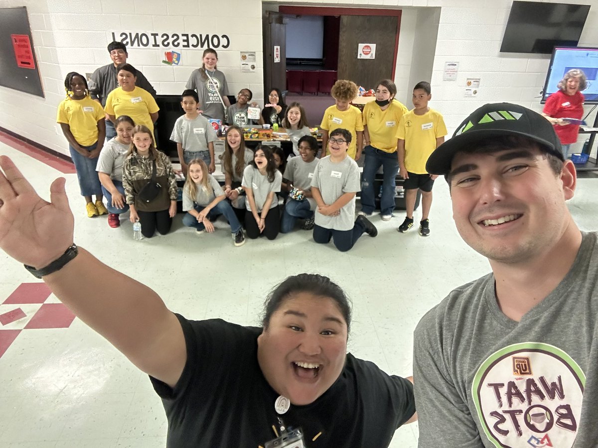 ajgunter22's tweet image. First Lego League Robotics Competition today!! I spy some future WAATBOTS!!! #stematwcs #WCSistheBEST