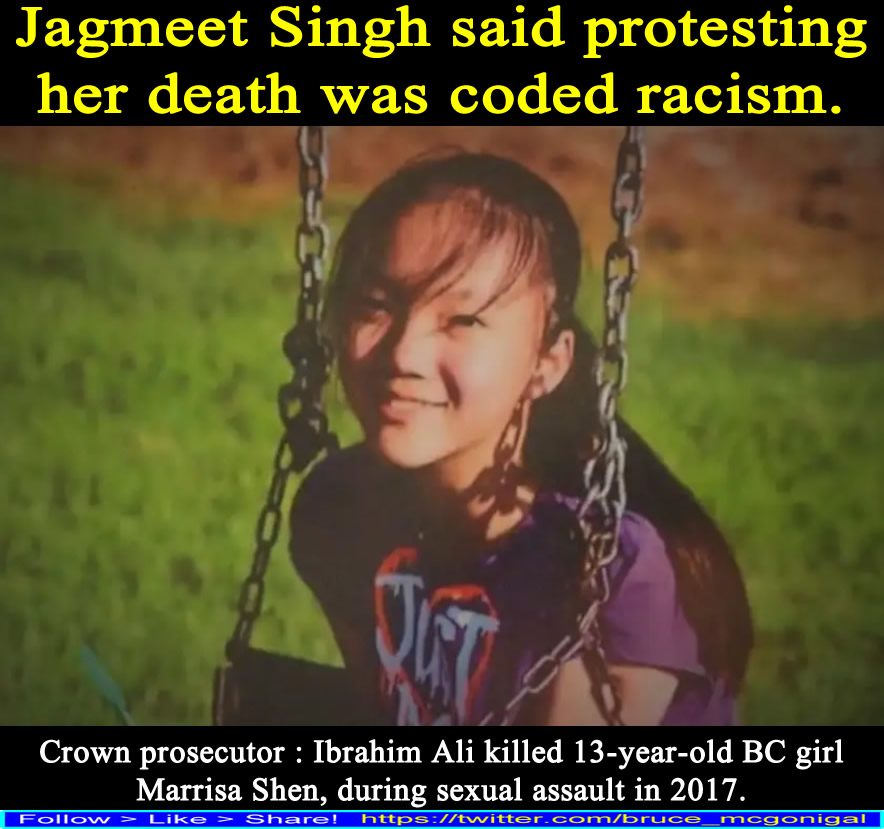 This poor Angels mother has waited over 6 agonizing years for the murderer of her child, to stand trial. Canada is failing to uphold even the most basic of standards of law or show any compassion to victims of these types of heinous crimes.

 When asked about Marrisa Shen's