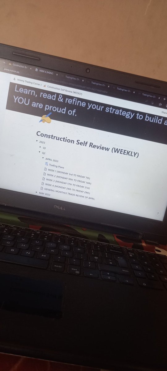 JeremyofCrypto's tweet photo. Weekends are for weekly review and backtesting. 

How can you get to review trades you took this week if you didn't get to journal any of them.

You can only review what you journalled my guy

To learn how to journal or create one for yourself

 👇 https://t.co/pQkMCZ66YF