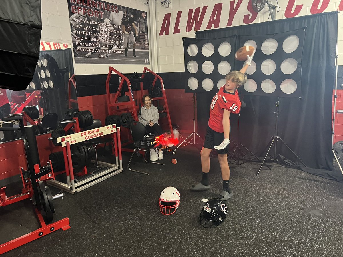 CoachLeonardTX's tweet photo. The Inaugural CHS Feeder Middle Schools Official Visit is in the books‼️ We want our future Coogs to grow up EXCITED about being Canyon Cougars‼️

#RedBurnsBrighter🔴🔥 https://t.co/XtMAqKZnYD