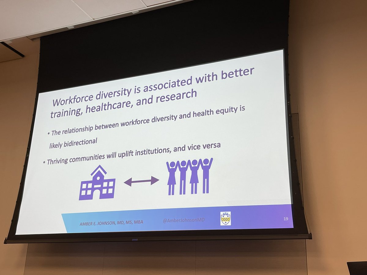 @AmberJohnsonMD talks about health equity at #MACCS23WIC - workforce diversity is associated with better training, healthcare, and research! @RBP0612 @DrToniyaSingh @noshreza @ACCinTouch @NJACC @ACCMaryland