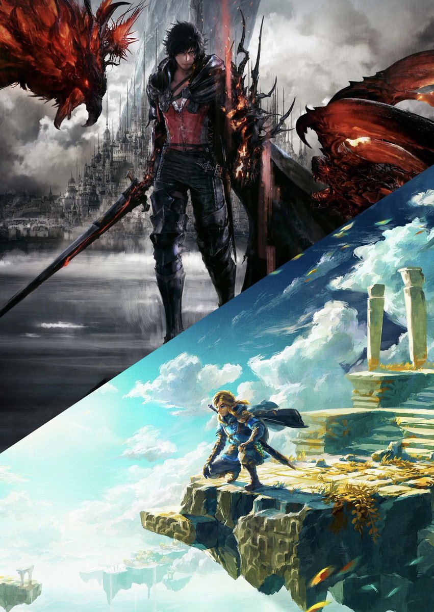 KingTargaryenn's tweet photo. Sean sinceros, ¿si solo pudieran jugar a uno de estos, cual sería?

❤️ FAV: Final Fantasy XVI

🔃 RT: Zelda Tears Of The Kingdom https://t.co/xi1yybdCCk