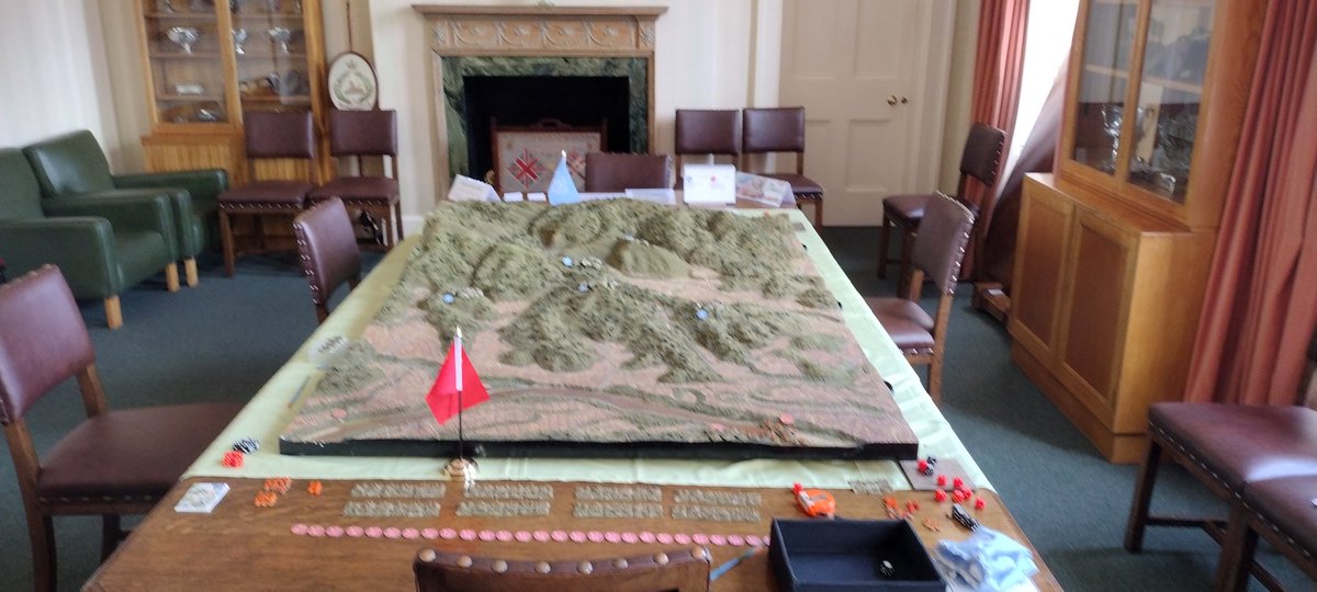LooseAll's tweet photo. We're at the Soldiers of Gloucestershire Museum running a refight of the battle of the river Imjin. We're here for three days during museum opening hours 10- 4. #6mm #wargaming #imjin #koreanwar #allhellletloose https://t.co/BEQQH0wY9k