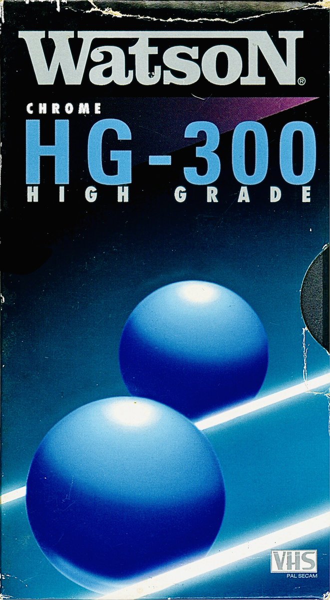 StachyDj's tweet photo. holmes: >>need the damn pictures from the observation camera showing moriaty!
.
watson: >>got only this HG-300 one with some softporn clips recorded yesterday!
.
#VHS #packagingdesign study
#postinternet #videotape #cassettelove #PAL #SECAM #NTSC #VideoHomeSystem
. https://t.co/mVpbkqddf1
