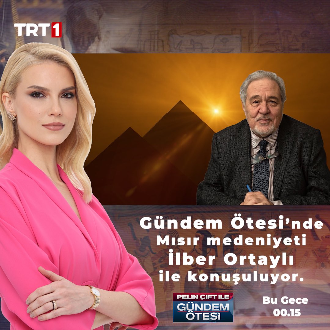 •Çocuk kral Tutankhamun kimdi? 
•Neden laneti ile anılıyor? 
•Mezarı nasıl keşfedildi? 
•Firavunun hazinesinde neler var? 
•Antik Mısır’ın gizemli inanışları nelerdi? 

Pelin Çift ile Gündem Ötesi bu gece <a href="/trt1/">TRT 1</a>’de!