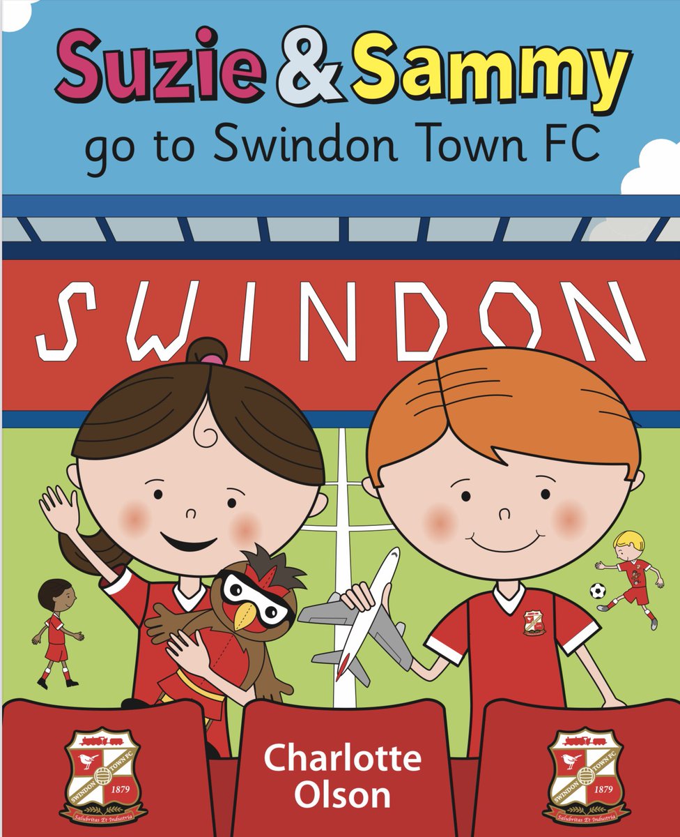 ⭐️Book Launch coming soon⭐️ Suzie and Sammy are going to their first football match at Swindon Town. @SwindonTownWFC @STFCSupClub #Football #Autism #Socialstory #Childrensbook ⚽️🤩❤️