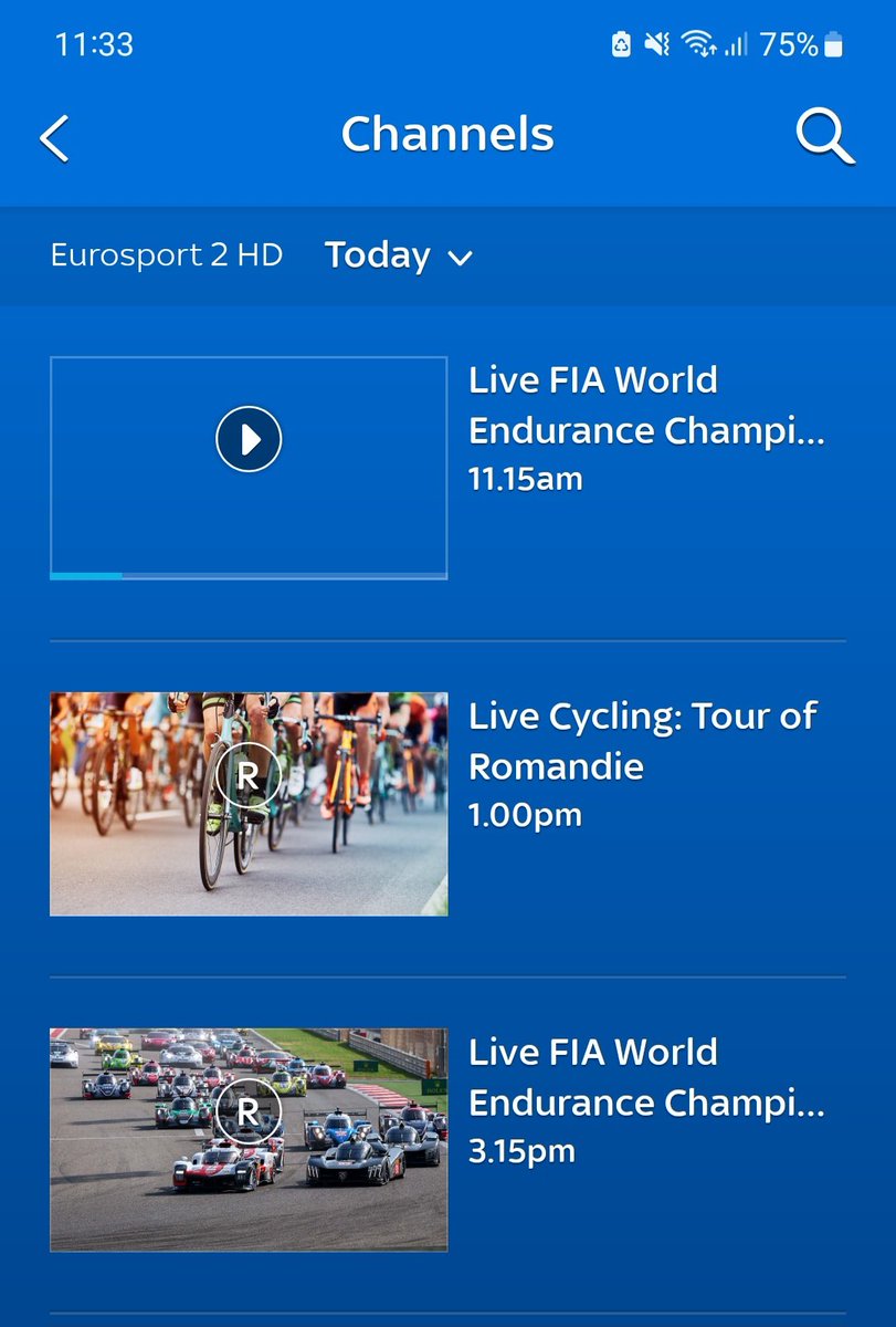 chopperzac's tweet photo. Why @eurosport? Interupting @FIAWEC 6 hours of spa for fucking cycling. https://t.co/886Ts0Ddwt