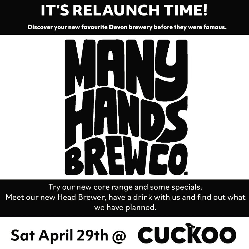 TODAY <a href="/manyhandsbrewco/">Many Hands Brew Co.</a>