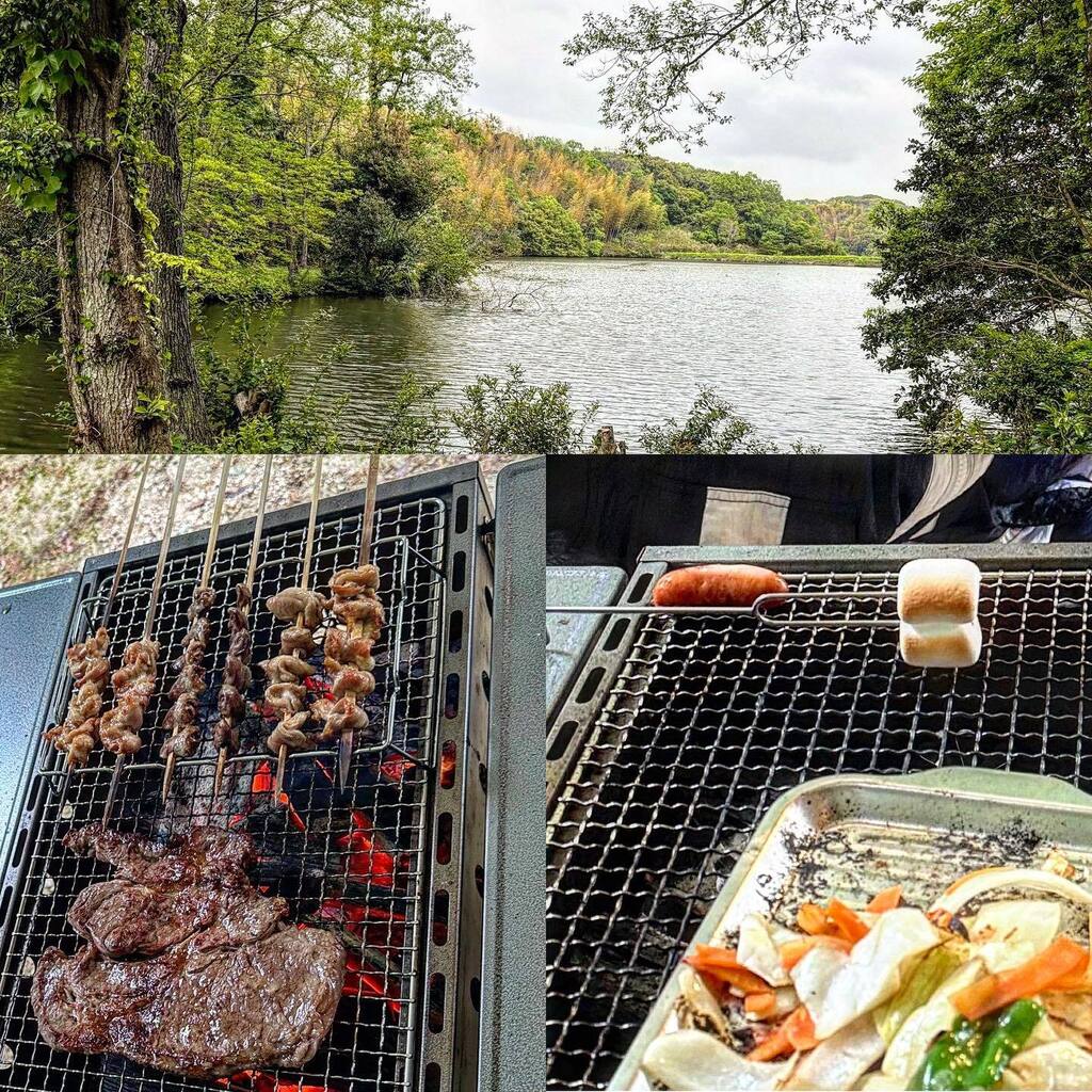 vo_oj's tweet photo. 淡路島でBBQ
やきとり台が意外と便利だった(マシュマロ焼くのにちょうど良い) https://t.co/fSos29Uajr https://t.co/HcjK5zyyNu