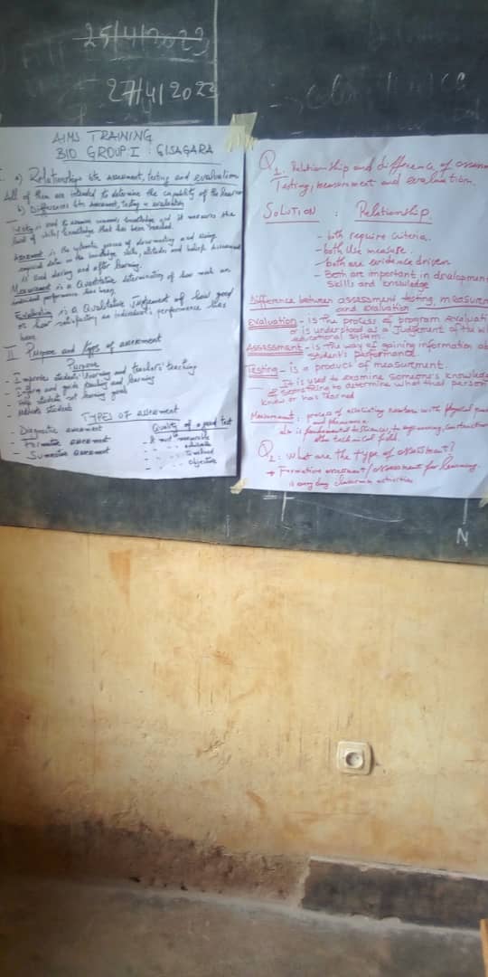DanielNIZERE's tweet photo. #AssessProperly
I am deeply honoured to have been entrusted with the opportunity to lead the training on assessment for Gisagara #MathScience teachers. Assessment is a tool that links #Teaching and #learning https://t.co/4YS16zOr5D