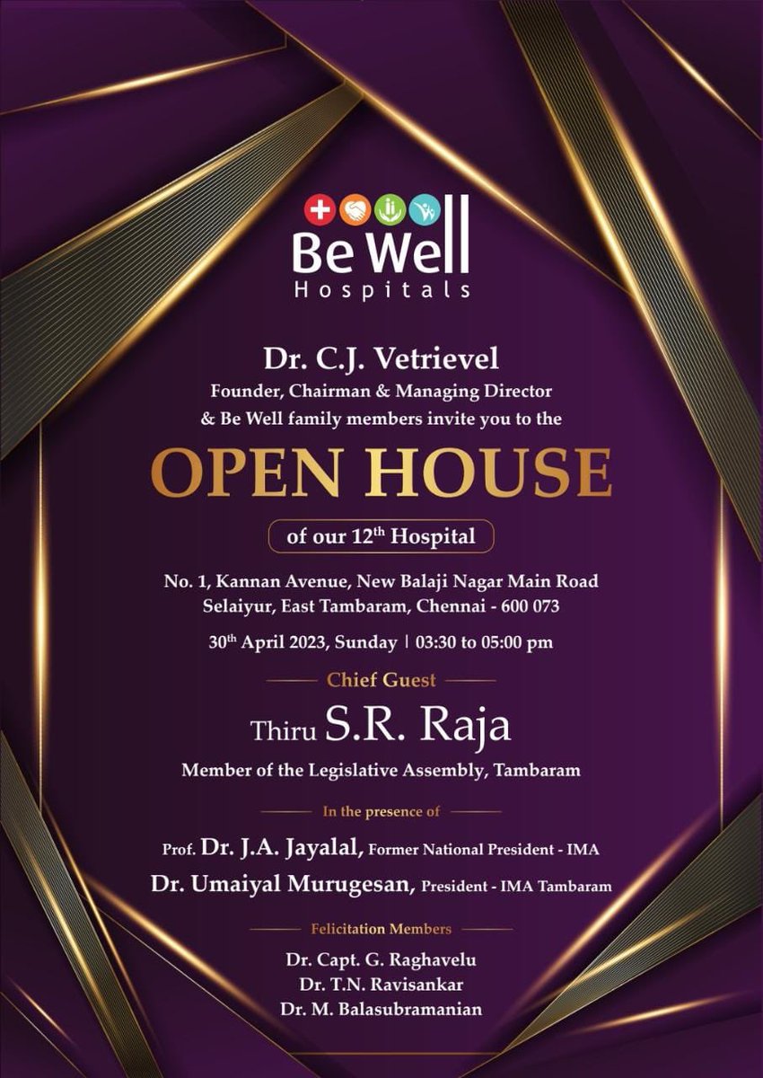 nathanv65's tweet photo. Launch of our 12 th Hospital in Selayur, East Tambaram, Chennai, India. As the journey continues, we are convinced that this distributed 50 to 75 bed hospital network offering Accessible, Affordable and Quality secondary care is the right solution for our Country.Towards 500+hosp https://t.co/fpNGrPTHFa