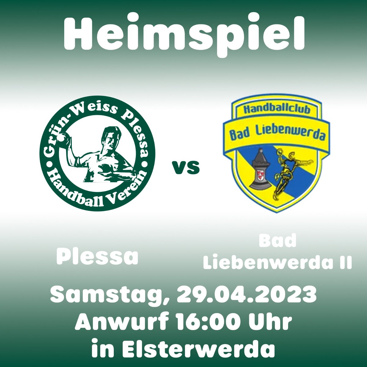 HVP_Liveticker's tweet photo. Heute ist es soweit 💪 wir wollen anknüpfen an das letzte Wochenende 💚🤍 https://t.co/8kDpA5q7La