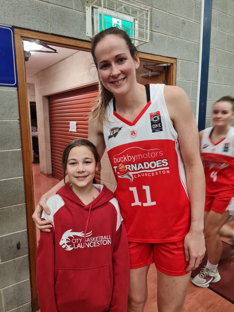 polley_helen's tweet photo. Congratulations to the Tornadoes on your win at home tonight. Go the Torns. Jorja ❤️the game. @LauncestonTornadoes #Torns #Basketball @BasketballAus @BasketballTas https://t.co/QmGH6iDsl7