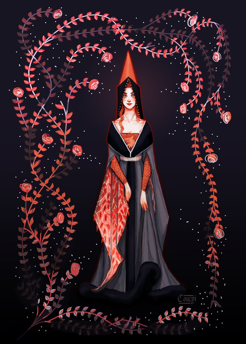 asoiaflitandart's tweet photo. Sansa stark's coronation gown in burgundian style

by @lunwil https://t.co/Iffl3eiWIj
