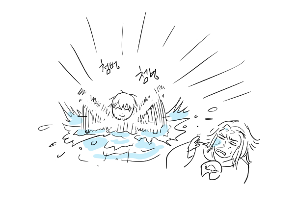 하아? 제눈에 걸린이상...
아무튼 아젬 오니기리...랑 겸사겸사 재업을 따로하긴 머한 그림도 같이 드립니다.. 