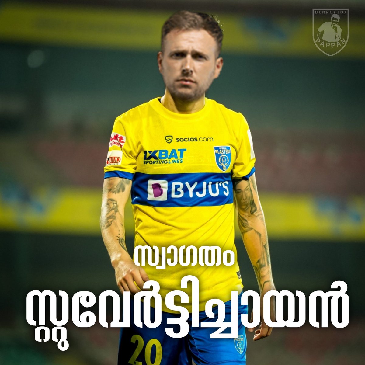 Pappan39's tweet photo. Come anywhere else🫣
വെൽക്കം സ്റ്റുവേർട്ടിച്ചായാ 
@KeralaBlasters  #KBFC #ISL #IVAN https://t.co/WPYMxsnqnD