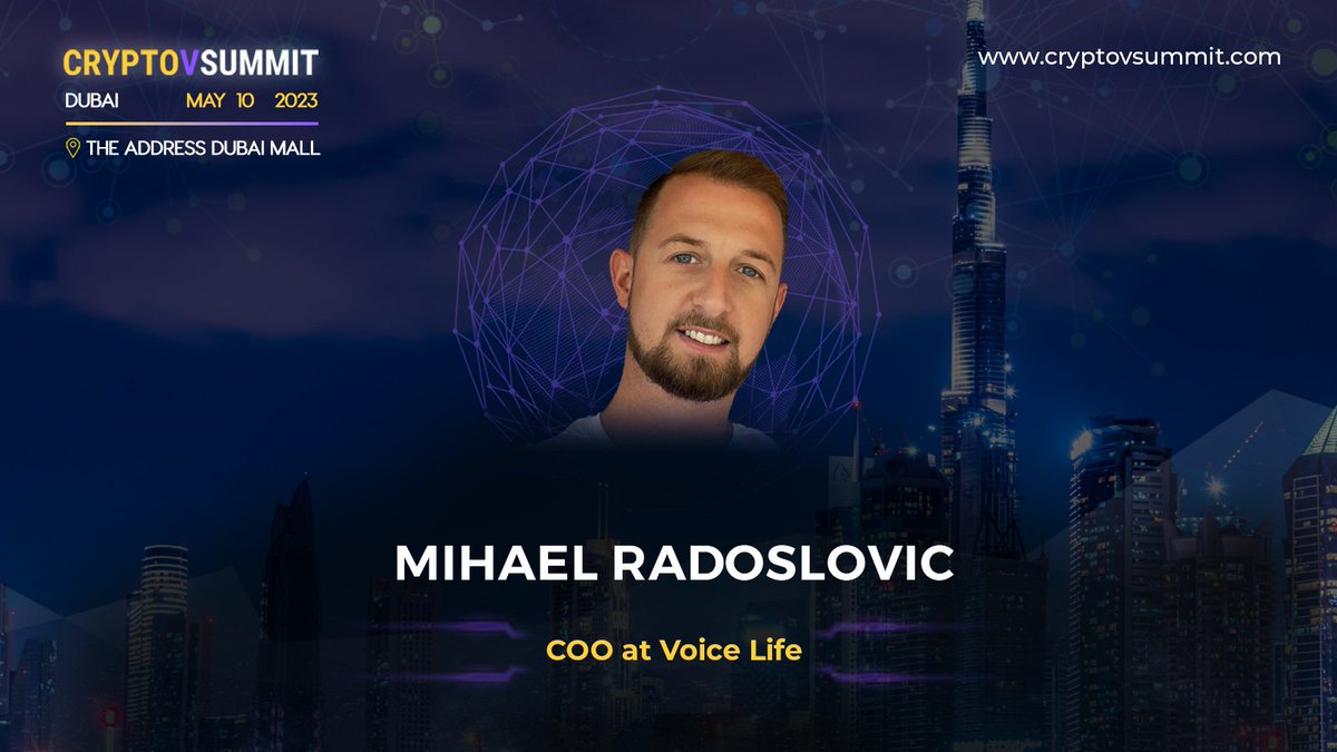 dmsummits's tweet photo. Meet Mihael Radoslovic who is the COO at Voice Life.

Voice Life developed a wireless, limitless, sustainable &amp; self-generating energy system for all electronic devices.

Meet the leaders of the Crypto industry at:
https://t.co/3oDm1542ol

#cryptovsummit #dubai #crypto #btc https://t.co/WmLCwgolIr
