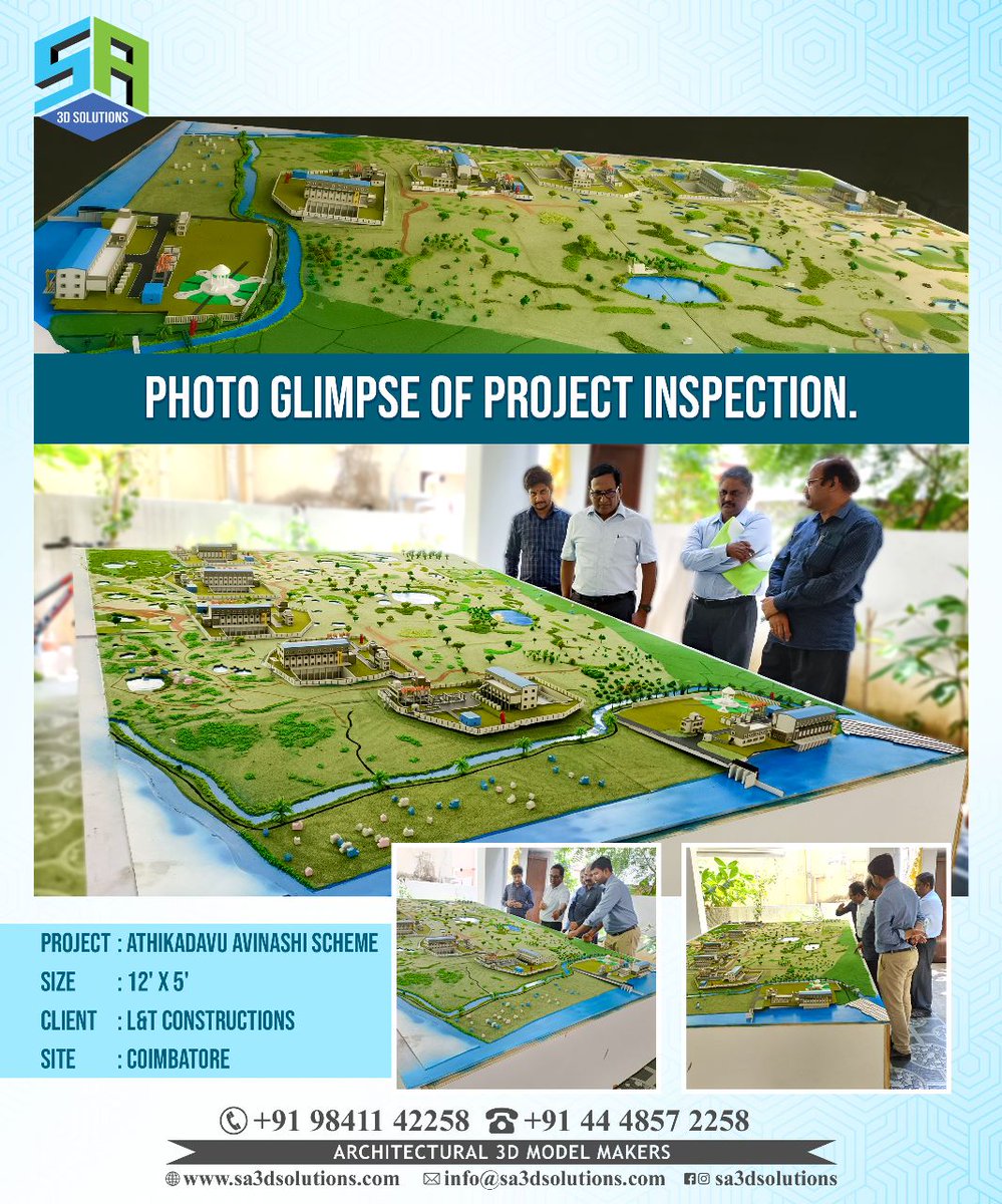 sa3dsolution's tweet photo. Privileged to be a part of the prestigious project of the Athikadavu Avinashi scheme by the TN Government. It's a 60-year dream project for Coimbatore and erode-based peoples and farmers.Thereby miniature version of the project has been planned to develop and accordingly overview https://t.co/eLmMyCLu4A