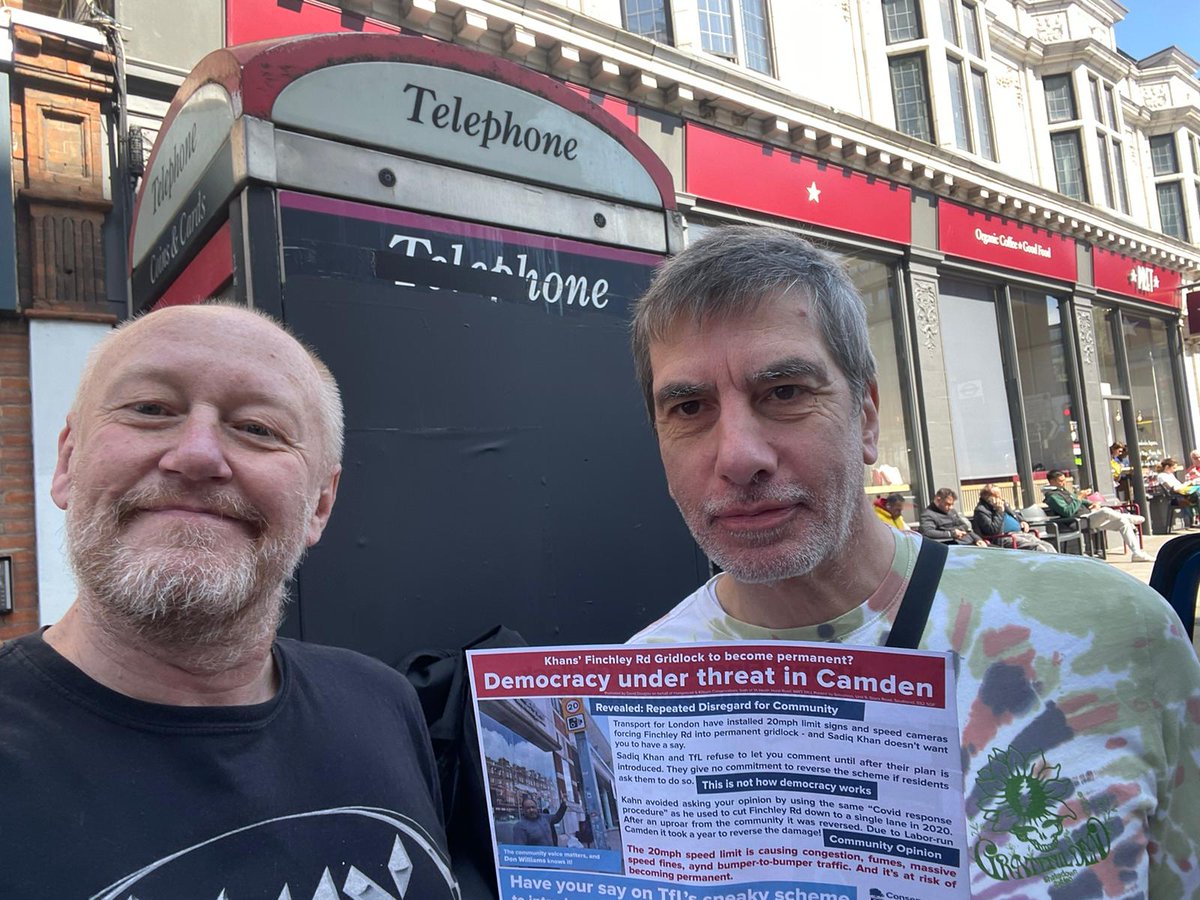 CamdenTories's tweet photo. Don Williams &amp; team are talking with residents in #SouthHampstead about priorities. We'll address the #O2Centre &amp; deliver for our community, not shady developers. Joined by the incredible Cllr @StephenLStark1, who has proven that the right local Cllr can make all the difference. https://t.co/lhZC2NXBqu