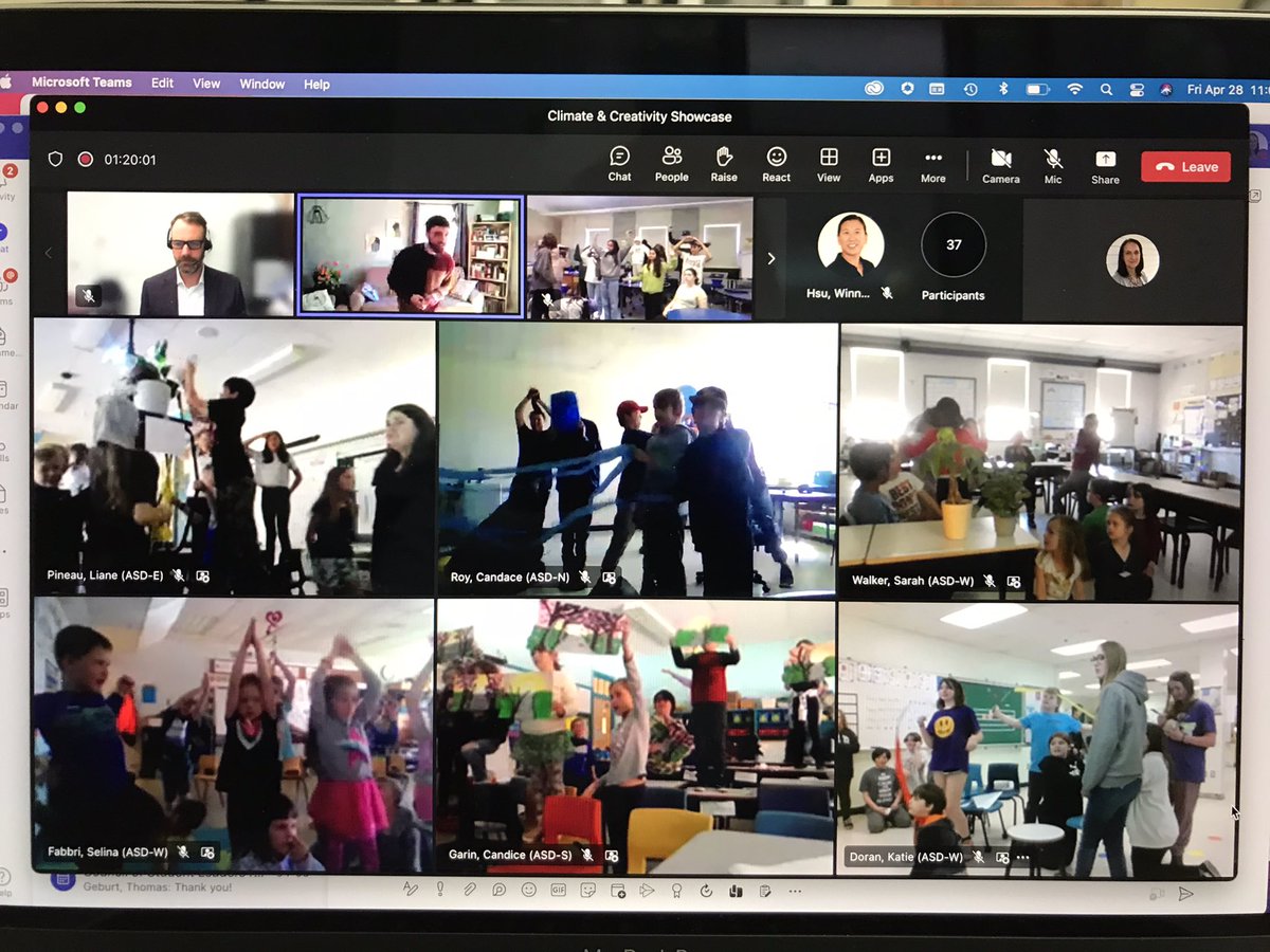 SusanGalbraith4's tweet photo. Congratulations @MsWinnieHsu and everyone involved in the Climate &amp; Creativity Virtual Student Showcase! It was a joyful thing to see so many young artists involved in this celebration! @ASD_West #CreateConnectCommunicate https://t.co/O4UVZ9HuRE