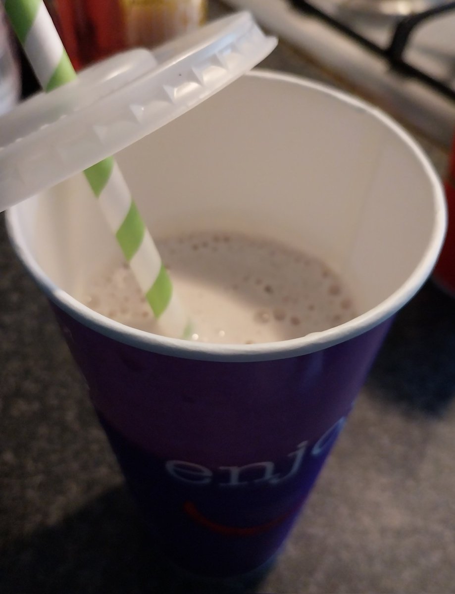 Hi @OKDiner , I've just paid £5.35 for a takeaway raspberry ripple milkshake from your Derby restaurant, got home and its only half full?! It was lovely, so it would have been nice to have a whole one!