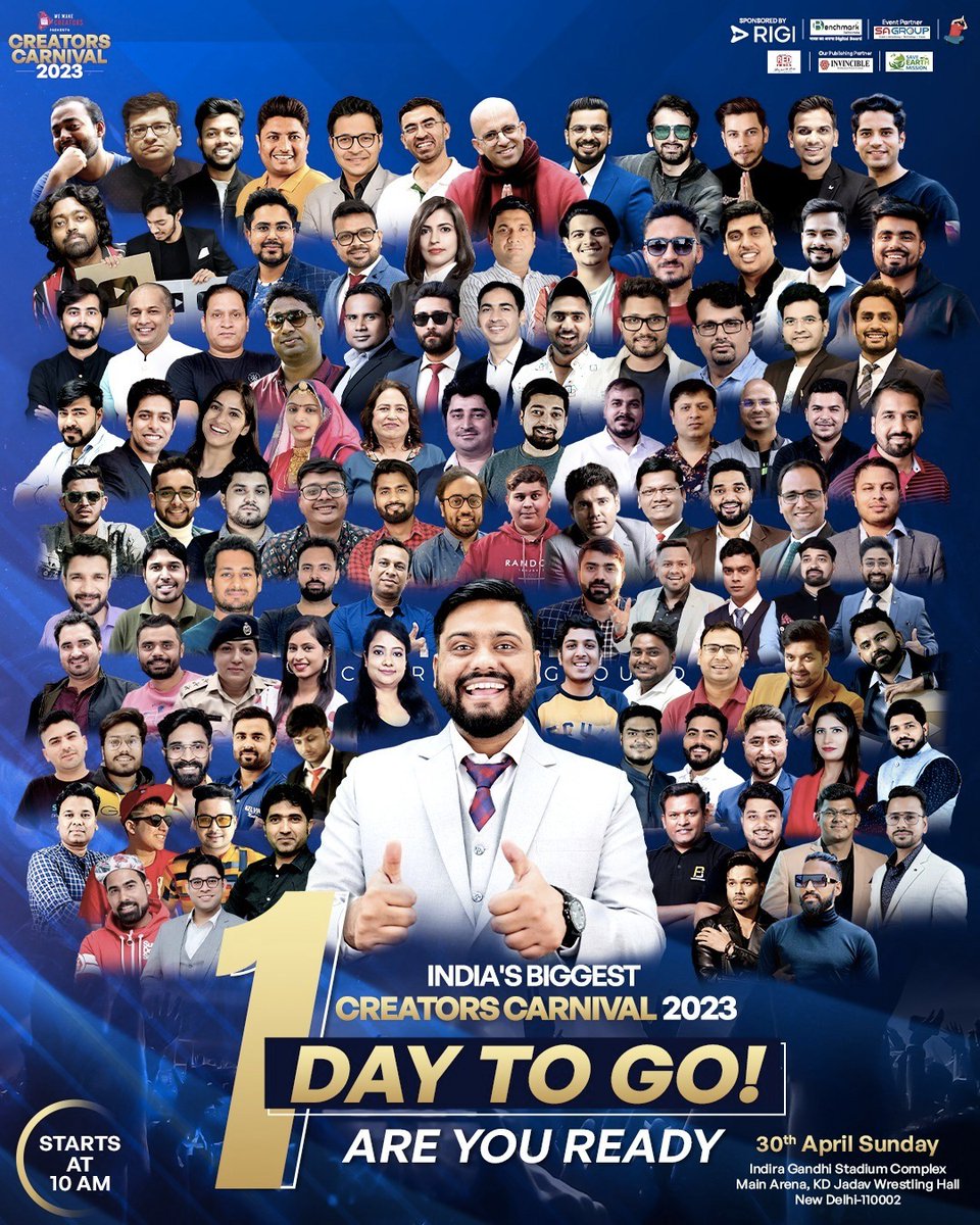 TechOmArya's tweet photo. Youtubers का महाकुंभ मेला, कौन कौन आ रहा है ? @mahatmajitech https://t.co/fc2ggqgez7