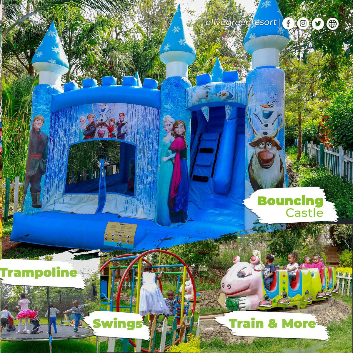 Olive_Resort's tweet photo. KIDS DAY OUT
Plenty of kids' game at Olive Green Gardens.
We've upped Our game by introducing Kids karting.
Let your kid enjoy the new feeling in real driving.
For inquiries: 0740285446
#kidsplay #kidsgames #merrygoround #tampolinefun #bouncingcastle https://t.co/9NOUmJsucT