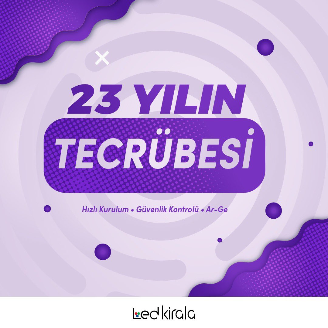 23 yılın tecrübesi ile sizlerleyiz!

📱 444 2 479
🌐 ledkirala.com.tr

•

•

#ledekran #ledekrankiralama #ledekrantürkiye #ledekrani #led #ledkiralama #ledmodels #ledmodeller