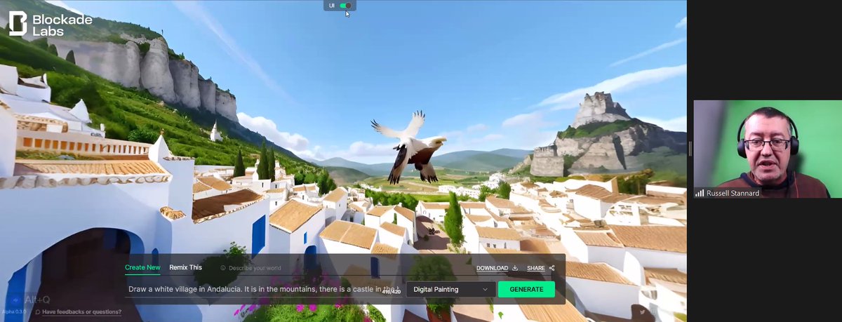 Next up Russell Stannard shares a language production driven #AI image generator at our #springfestival