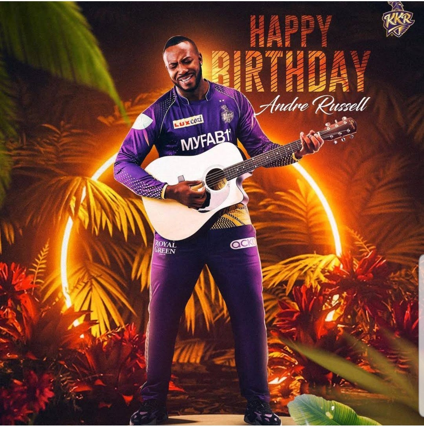 Happy birthday andre Russell 