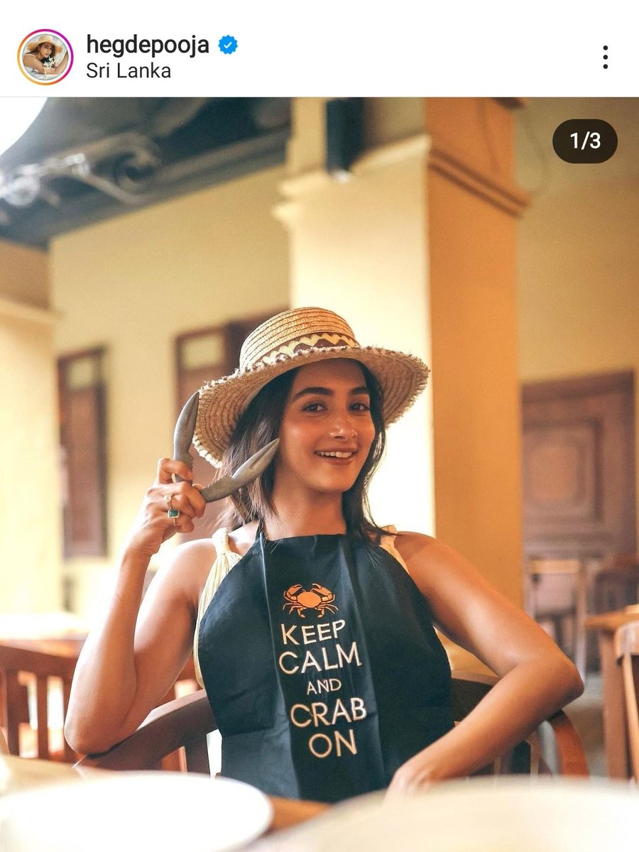 NewsWireLK's tweet photo. Indian actress @hegdepooja currently in Sri Lanka #VisitSriLanka https://t.co/jJq1fzosyy