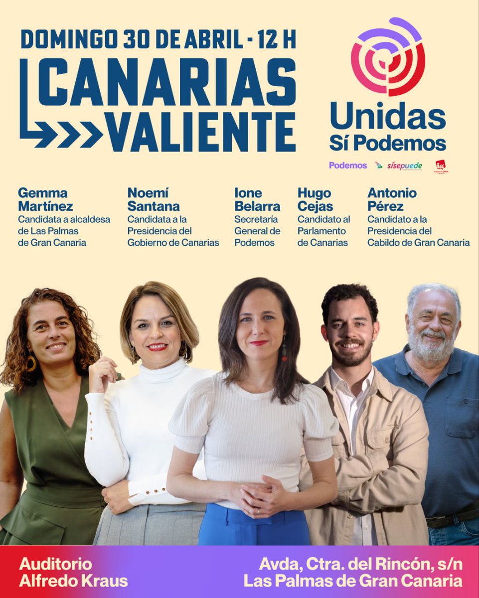 cryptoethlzq's tweet photo. ¡MAÑANA!⚡️

📌 Auditorio Alfredo Kraus (Las Palmas de Gran Canaria)

⏰️ 12:00h

¡Te esperamos!💜🇮🇨 https://t.co/p3bd2UMdNt