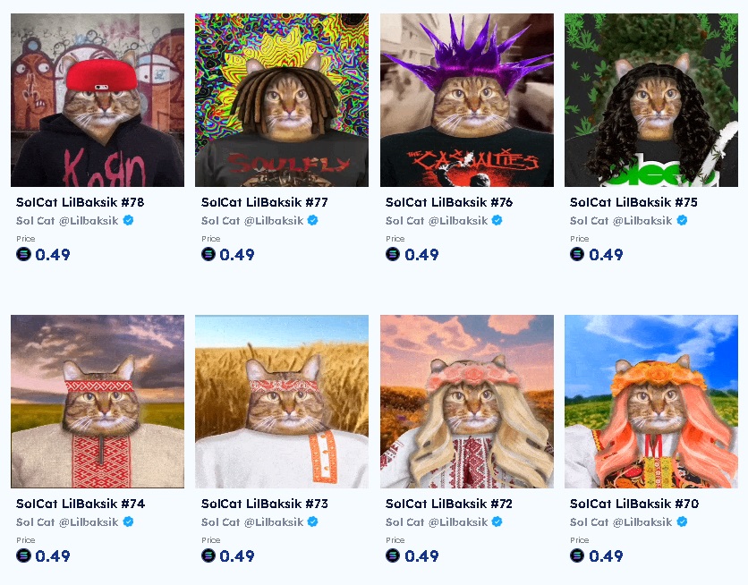 🔥This will be a legendary collection BACK!  
Lilbaksik is a real cat who went to the metaverse and plays for  different players.
I will make 777 unique DIY tokens!  Each of the tokens will not leave you indifferent!
🫰solsea.io/c/616f4493327a…📍#SolanaNFT #Solana <a href="/SolSeaNFT/">SolSea</a>
