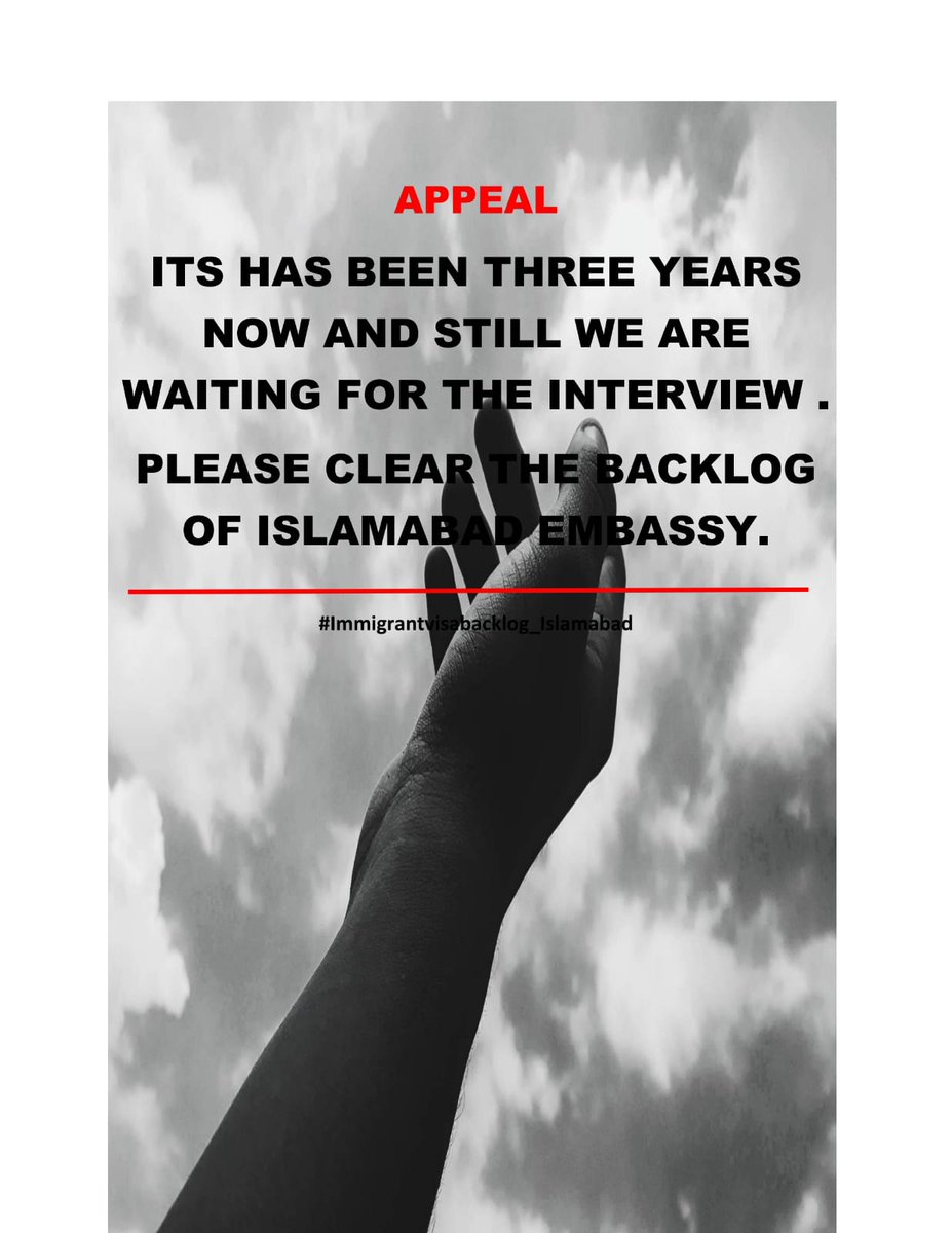 ovaism786's tweet photo. @CNN #immigrantsvisabacklog_islamabad https://t.co/GGLYmV9QGB