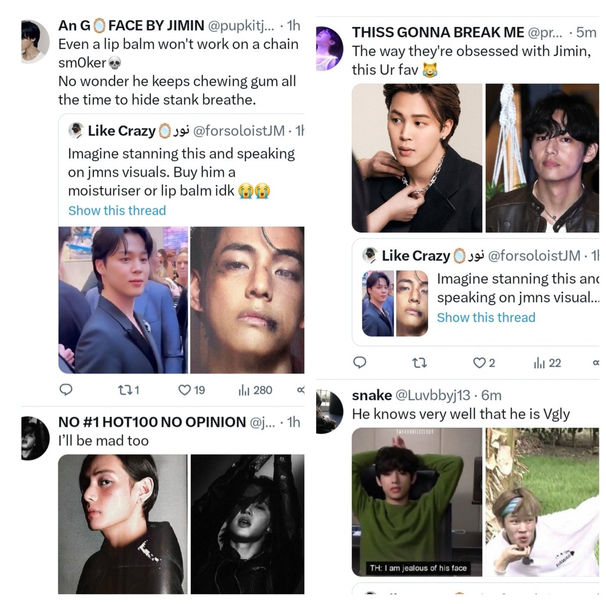 BlockForV's tweet photo. 🚨 MASS REPORT THESE 🐯 antis 

https://t.co/hGyDabosHM
https://t.co/mY9SHBN76o
https://t.co/lRgnvxAVGh
https://t.co/tjNV8z3WvR
https://t.co/eRK7lVUywx
https://t.co/KG5serzvLf
https://t.co/nZgvhnlnk1
https://t.co/1zyXgLnwIe
https://t.co/Sxupp2DTLQ
https://t.co/IAhv4BC5Up
+ https://t.co/xmDDVVosno