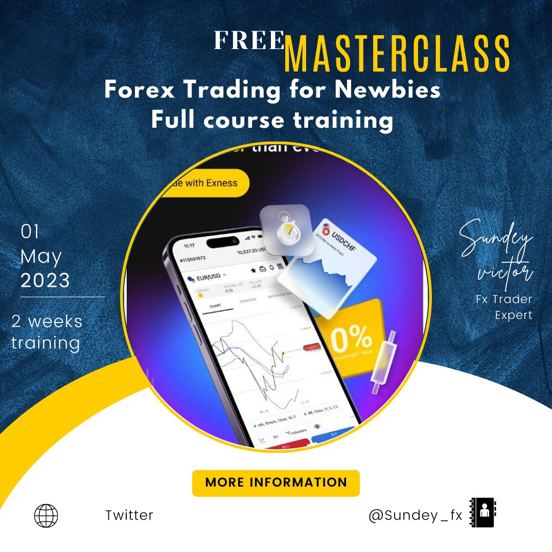 sundey_fx's tweet photo. Tumebakiwa na siku moja tu, tuanze darasa letu,
 (Forex Trading for beginners) buree.

Kama bado hujajiunga kwenye hii free training basi jiunge sasa hivi kwenye hili group.

Gusa hii link kujiunga.

https://t.co/2UclNvmS2q https://t.co/Iw4WGzn8XY