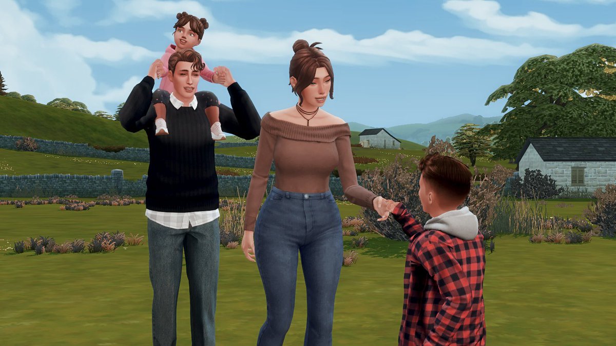 My #lucidlegacychallenge Family Gen 1 ❤️
Baby no. 3 is coming soon 🥰

Poses: @KatverseCC und #starrysimsie 🥰

#thesims #diesims
#diesimsdeutsch #thesims4 #diesims4
#legacychallenge