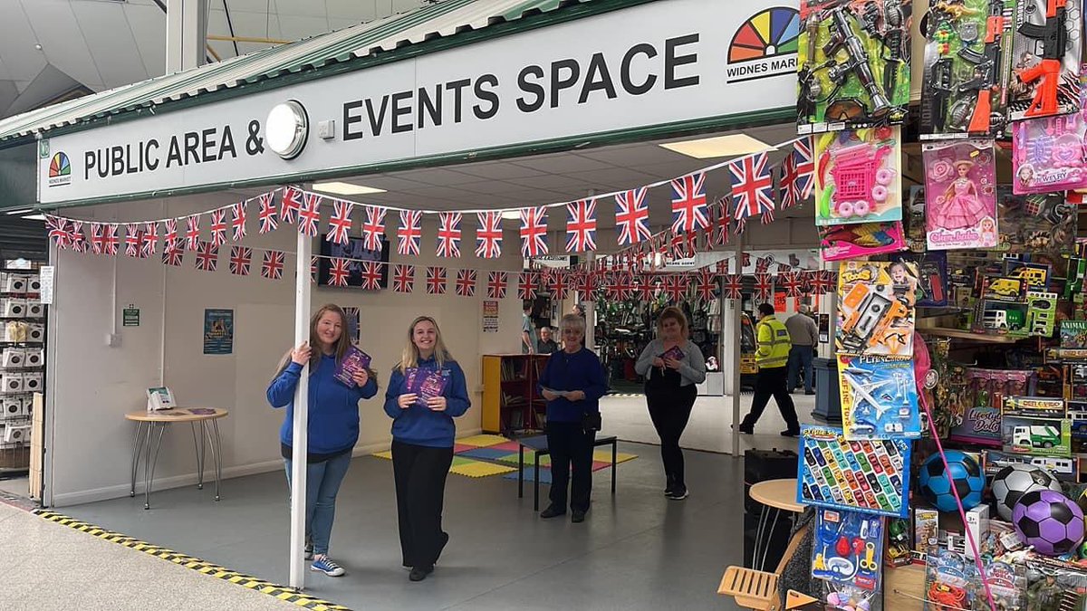 We're at the Widnes Market until 3pm today - come say hi! You may even catch a sneaky performance or two...

There are still tickets available for our upcoming show 'Strictly Movie Musicals', coming to <a href="/TheBrindley/">The Brindley Theatre</a> in May 2023 🎥 

Snap 'em up 👉 tickets.thebrindley.org.uk/en-GB/shows/st…