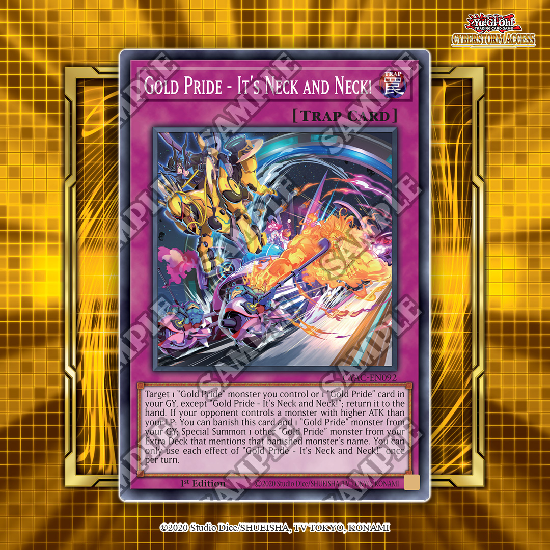 Today's Weekly Spotlight is on some exciting brand new Gold Pride cards from the upcoming core booster, Cyberstorm Access! Which one is your favourite? #YuGiOhTCG #CyberstormAccess Today's Weekly Spotlight is on some exciting brand new Gold Pride cards from the upcoming core booster, Cyberstorm Access! Which one is your favourite? #YuGiOhTCG #CyberstormAccess