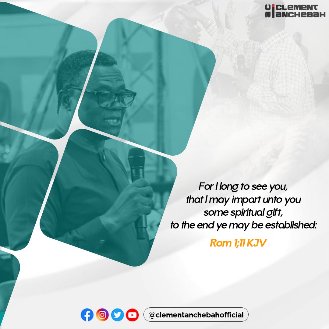 ClementAnchebah's tweet photo. 🔴... Romans 1:11 KJV 
For I long to see you, that I may impart unto you some spiritual gift, to the end ye may be established; https://t.co/fTSwIMEg8K