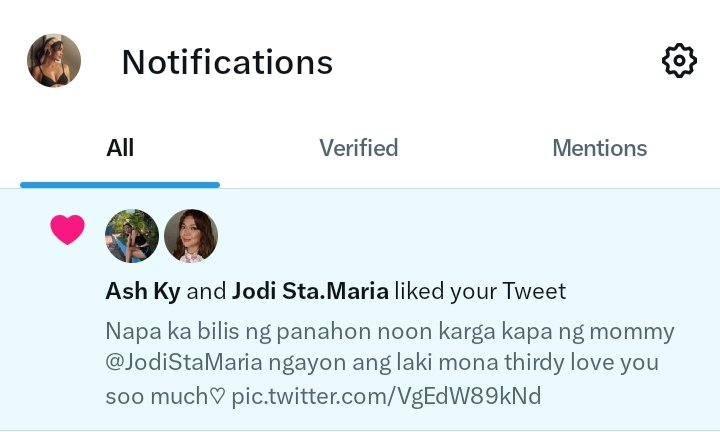 Ms_Quijan0's tweet photo. Thank you so much mi @JodiStaMaria sa  pag like ng mga tweet ko ako na talaga ang pinaka masang tao ngayong araww kahit like mo lang sa mga tweet ko subrang saya ko mi love you so much https://t.co/EcbEGIz5bm