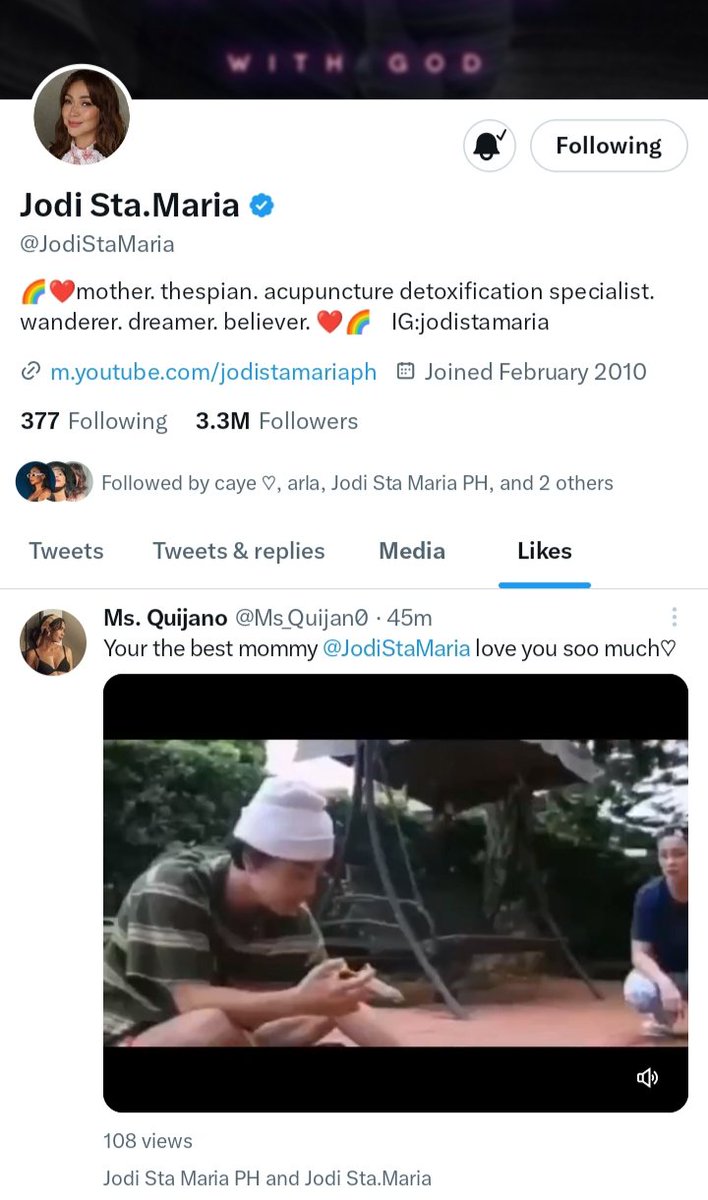 Ms_Quijan0's tweet photo. Thank you so much mi @JodiStaMaria sa  pag like ng mga tweet ko ako na talaga ang pinaka masang tao ngayong araww kahit like mo lang sa mga tweet ko subrang saya ko mi love you so much https://t.co/EcbEGIz5bm