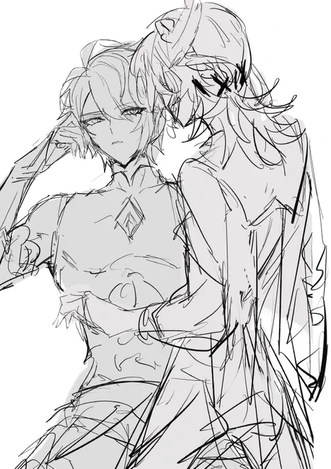 アルカヴェ良すぎらくがき 