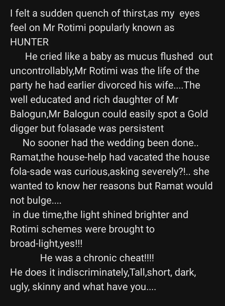 grace_Dam7's tweet photo. Dami writes...📝

#humoroushorror
#fiction
@Ray_Beekah @ADEBO @paulawilson_x https://t.co/w8i3OoW0yb